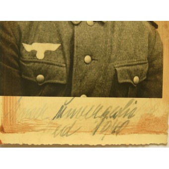 Fotoporträt eines Wehrmachtssoldaten. Espenlaub militaria